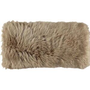 Natures Collection New Zealand Sheepskin Large Taupe Pillow